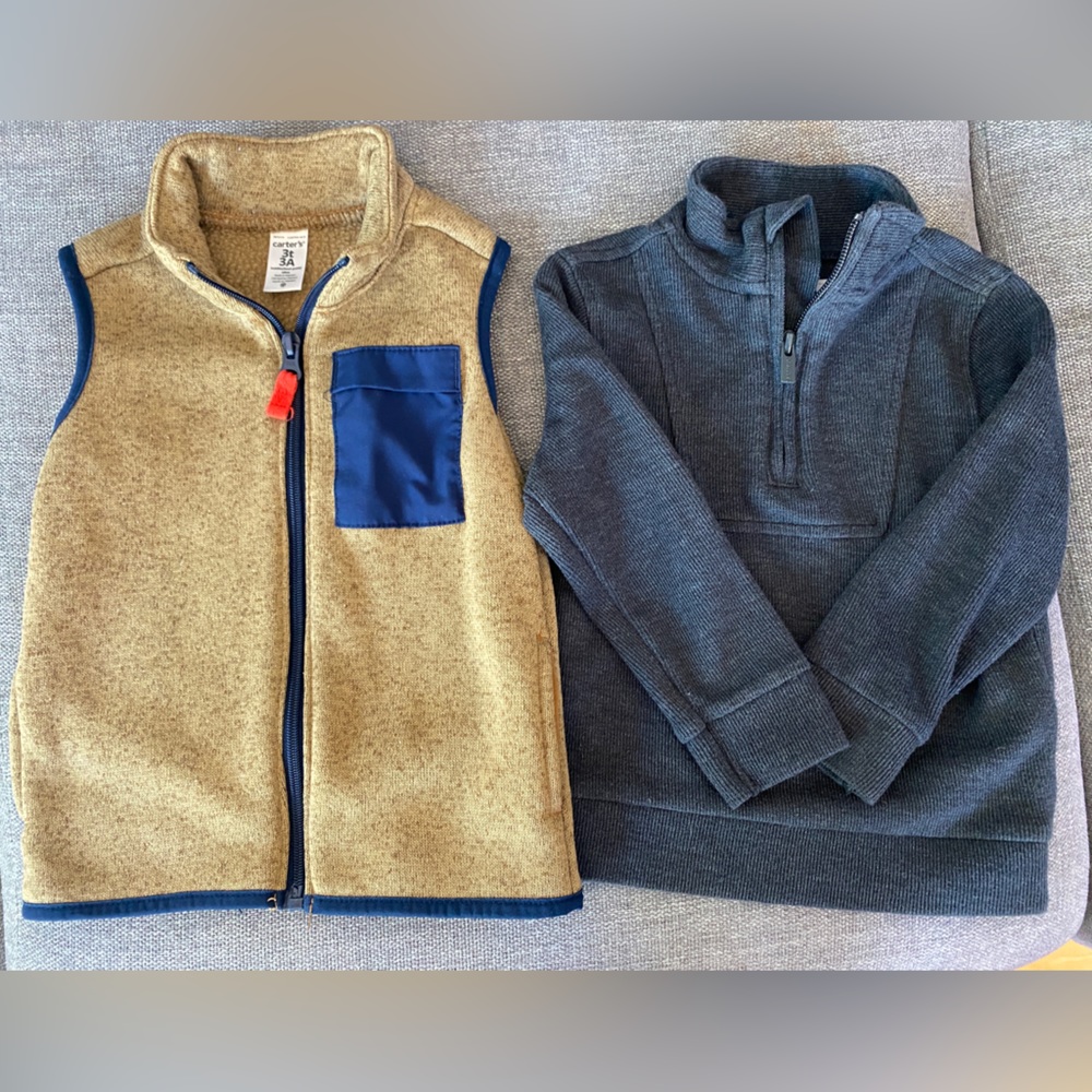 Vest and sweater winter bundle